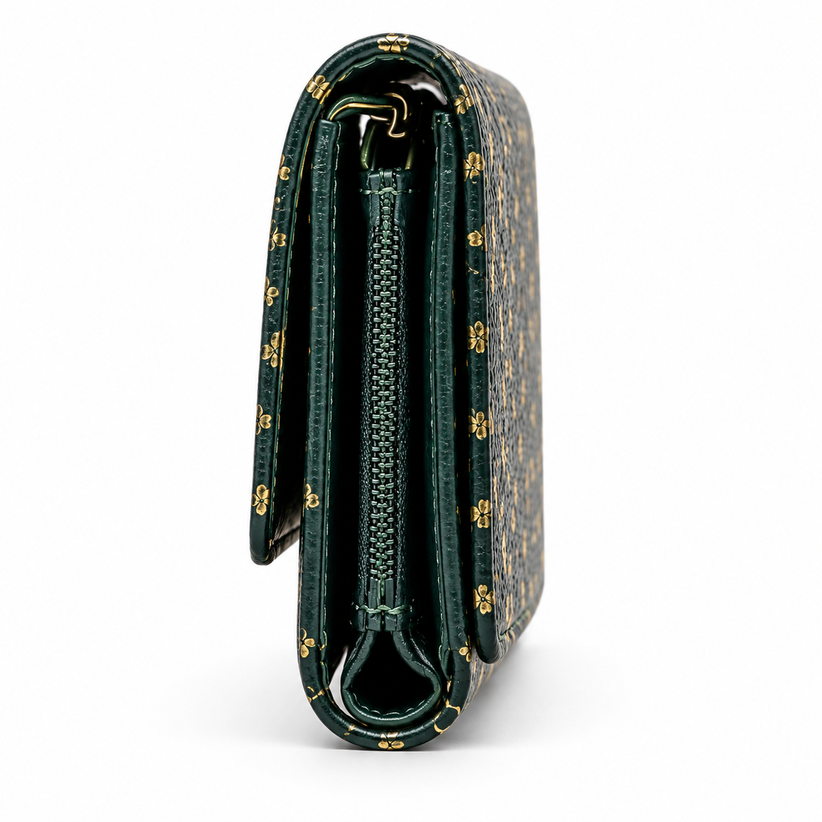 Heritage Shamrock Leather Purse